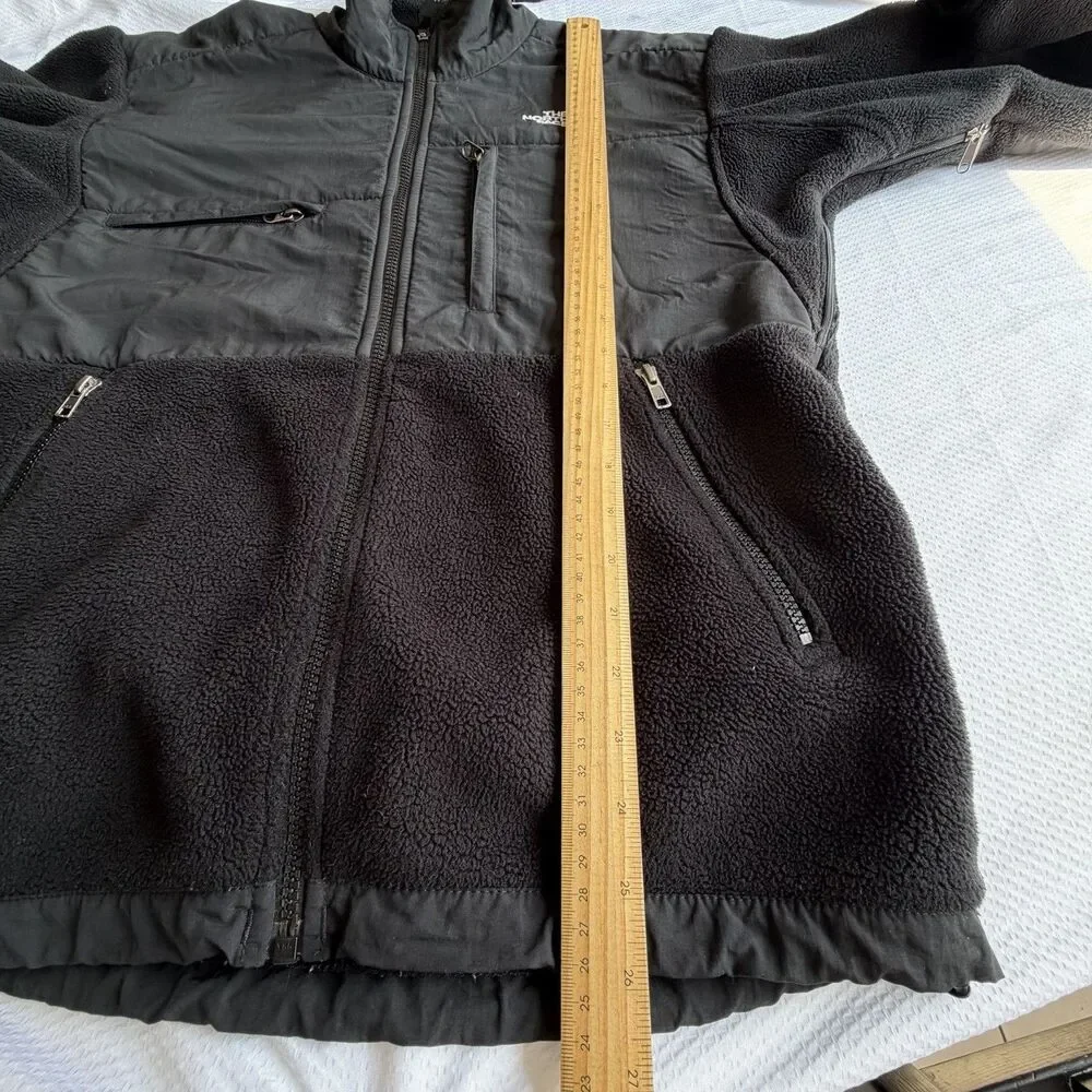 The North Face Jacket Mens Small Black Denali Polartec Fleece Full Zip Outdoor